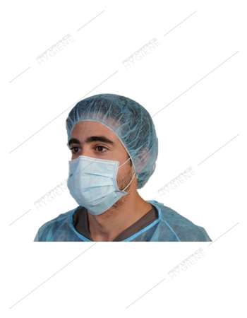 Masques PLP bleu 3 plis de chirurgie haute filtration x50
