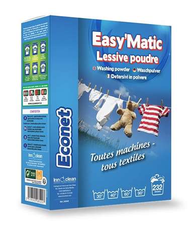 Lessive linge Easy''Matic poudre tous textiles baril de 5 Kg